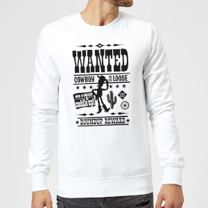 Toy Story Wanted Poster Sweatshirt - White