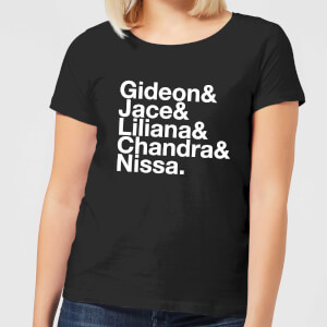Magic The Gathering Names Women's T-Shirt - Black