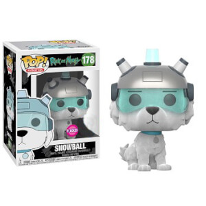 Rick and Morty Snowball Flocked EXC Pop! Vinyl Figure
