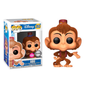 Disney Aladdin Abu Flocked EXC Pop! Vinyl Figure