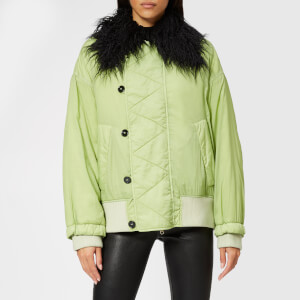 MM6 Maison Margiela Women's Short Coat - Pine