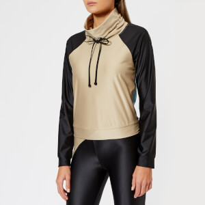Koral Women's Pump Energy Pullover - Hummus/Black/Milky Blue