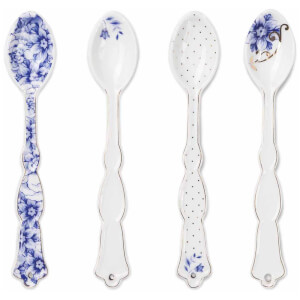 Pip Studio Pip Floral Teaspoons - White (Set of 4)