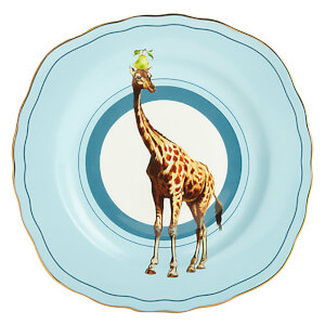 Yvonne Ellen Giraffe Cake Plate - Blue