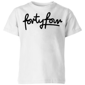 How Ridiculous Forty Four Script Kids' T-Shirt - White