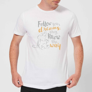 Dumbo Follow Your Dreams Men's T-Shirt - White