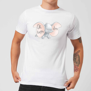 Dumbo Happy Day Men's T-Shirt - White