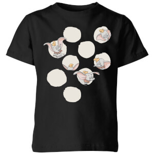 Dumbo Peekaboo Kids' T-Shirt - Black