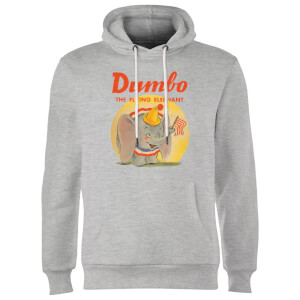 Sweat à Capuche Homme Flin Eléphant Vintage Dumbo Disney - Gris