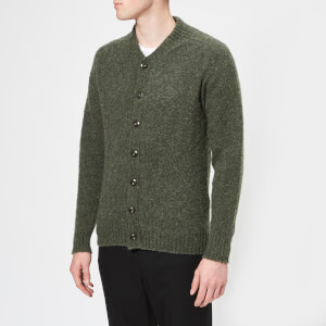 Howlin' Men's Four Eyes Buttoned Cardigan - Leaf