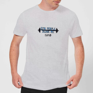Plain Lazy Gym People Scare Me Men's T-Shirt - Grey