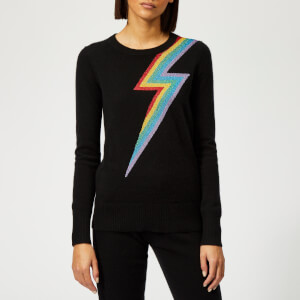 Madeleine Thompson Women's Chianti Pullover Jumper - Black/Rainbow