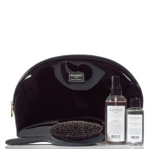 Balmain Black Patent Leather Pouch