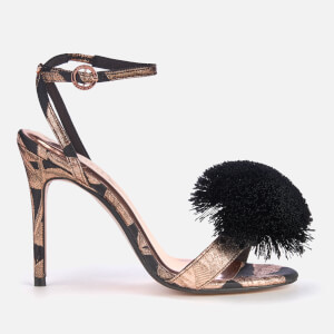 Ted Baker Women's Elynie Jacquard Barely There Heeled Sandals - Black