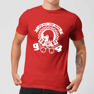 Sonic The Hedgehog Play To Win Men's T-Shirt - Red