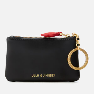 Lulu Guinness Women's Cupids Bow Frankie Key Pouch - Black