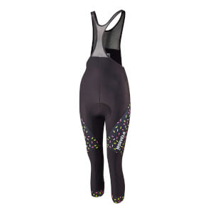 Morvelo Women's Strands Bib Shorts - Black/Yellow/White/Pink