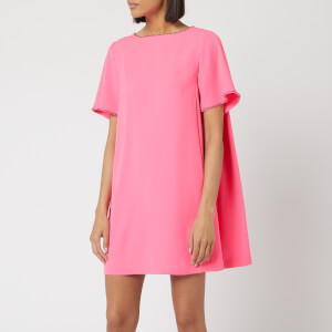 McQ Alexander McQueen Women's Flared Trapeze Dress - Shocking Pink