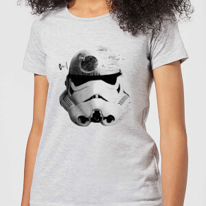 Star Wars Classic Command Stromtrooper Death Star Damen T-Shirt - Grau