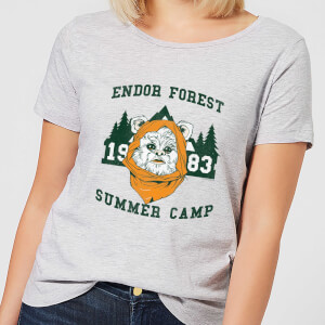 Star Wars Classic Endor Camp Damen T-Shirt - Grau