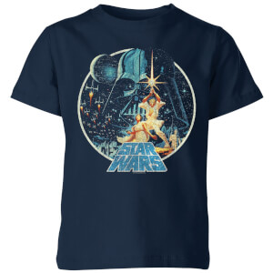 Star Wars Vintage Victory Kids' T-Shirt - Navy