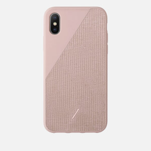 Native Union Clic Canvas iPhone Xs Case - Rose