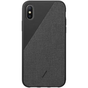 Native Union Clic Canvas iPhone Xs Max Case - Black