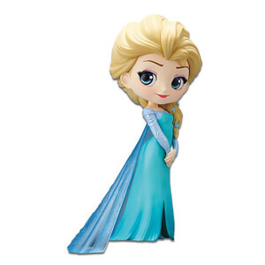 Banpresto Q Posket Disney Frozen Elsa Figure 14cm (Normal Colour Version)
