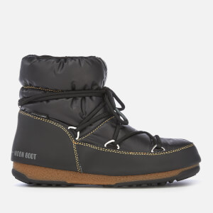Moon Boot Women's Low Nylon Waterproof Boots - Black/Bronze