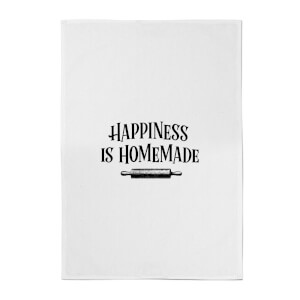 Happiness Is Homemade Cotton Tea Towel