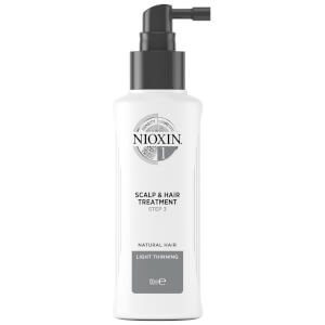 Soin Cuir Chevelu et Cheveux Système 1 3 Étapes pour Cheveux Naturels avec Perte Légère des Cheveux NIOXIN 100 ml