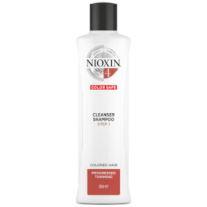 Shampooing Nettoyant Système 4 3 Étapes pour Cheveux Colorés avec Perte Régulière des Cheveux NIOXIN 300 ml