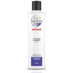 Shampooing Nettoyant Système 6 3 Étapes pour Cheveux Traités Chimiquement avec Perte Régulière des Cheveux NIOXIN 300 ml
