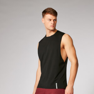 Myprotein Luxe Classic Drop Armhole Tank Top - Black