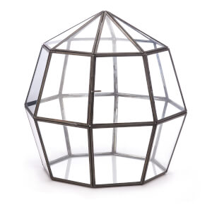 Nkuku Thika Terrarium - Antique Black