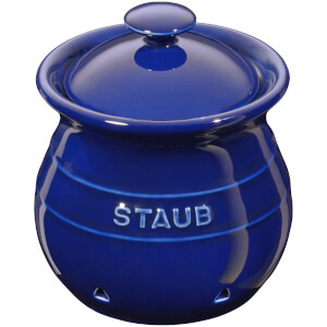 Staub Ceramic Round Garlic Keeper - Dark Blue