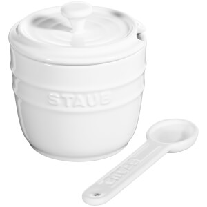 Staub Ceramic Round Sugar Bowl - White