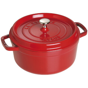 Staub Round Cocotte - Cherry - 24cm