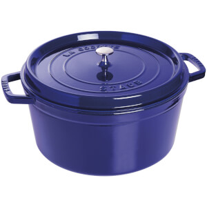 Staub Round Cocotte - Dark Blue - 30cm