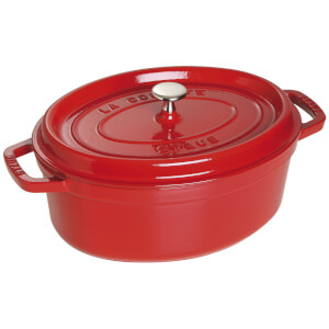 Staub Oval Cocotte - Cherry - 29cm