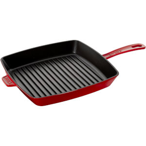 Staub Square Grill Pan - Cherry - 30cm
