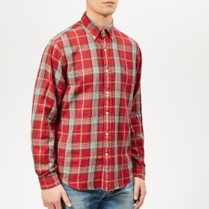 Polo Ralph Lauren Men's Checked Cotton-Flannel Shirt - Red/Blue