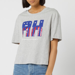 Armani Exchange Women's AX Logo T-Shirt - Grey