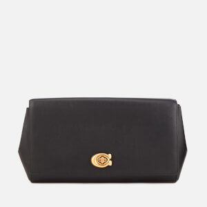 Coach Women's Alexa Smooth Leather Evening Clutch Bag - Black