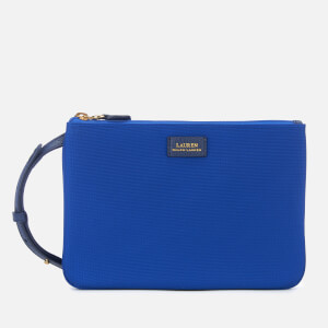 Lauren Ralph Lauren Women's Chadwick Double Zip Medium Cross Body Bag - Cosmic Blue