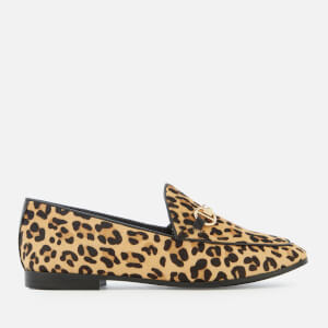 Dune Women's Guiltt Pony Loafers - Leopard