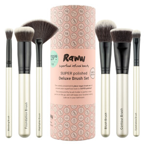 RAWW Super Polished 6 Piece Brush Set - Pink (Worth $100)
