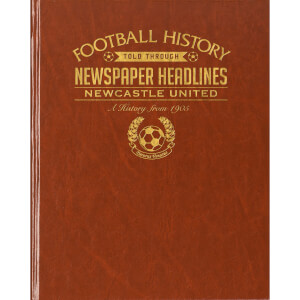 Newcastle Newspaper Book - Brown Leatherette