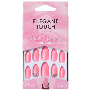 Elegant Touch Pink Paradise Nails - Girl Gang