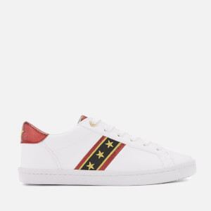 Superdry Women's Priya Sleek Lo Trainers - Optic White/Gold Star